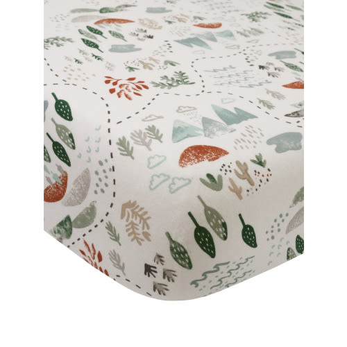 Modern Moments by Gerber Baby & Toddler Boy Ultra Soft Fitted Crib Sheet, White