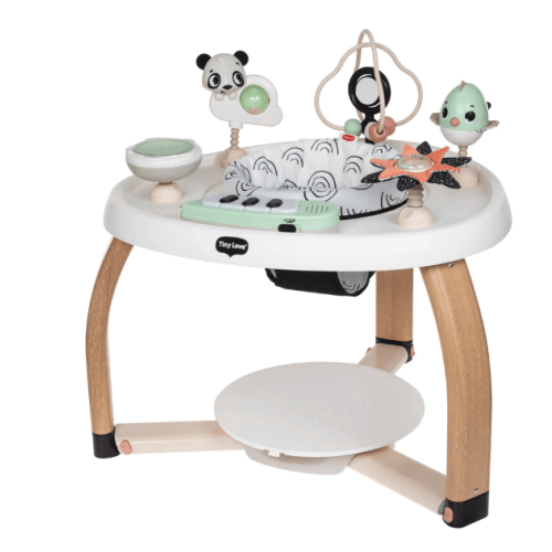 5-in-1 Here I Grow Stationary Activity Center - Black & White