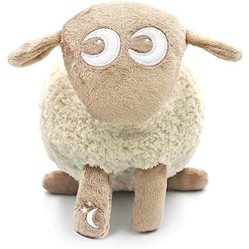 Ewan Deluxe with Shush, Beige | Baby & Toddler White Noise Sound Machine | Cry Activated Sensor & Nightlight | 5 Soothing Pink Noise Sounds | Auto-Off Timer | Lightweight & Portable