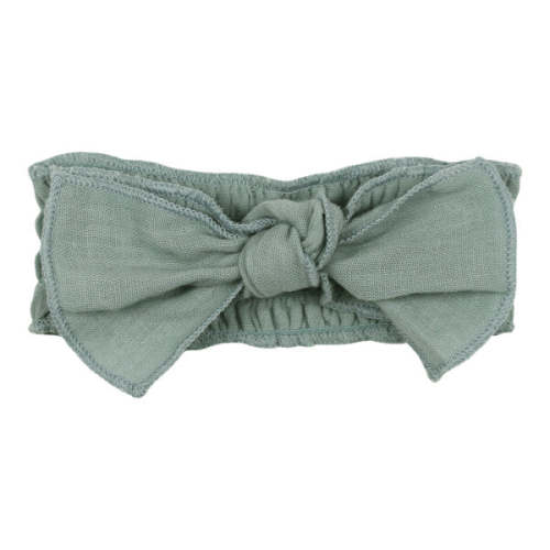 Organic Muslin Smocked Headband, Sprig