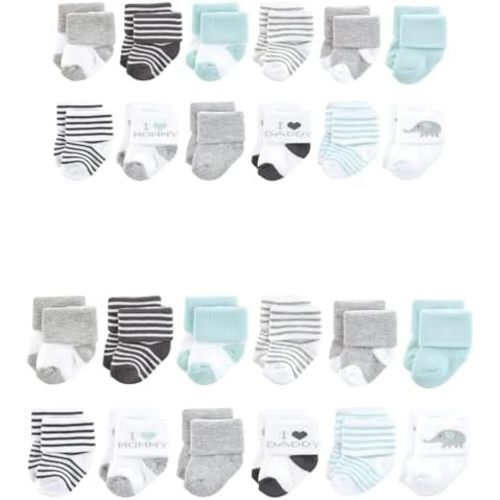 Hudson Baby Baby Grow with Me Cotton Terry Socks