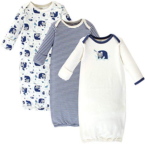 Touched by Nature Unisex Baby Organic Cotton Gowns