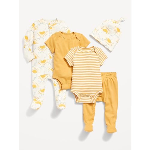 Unisex Soft-Knit 5-Piece Set, 3-6 Months