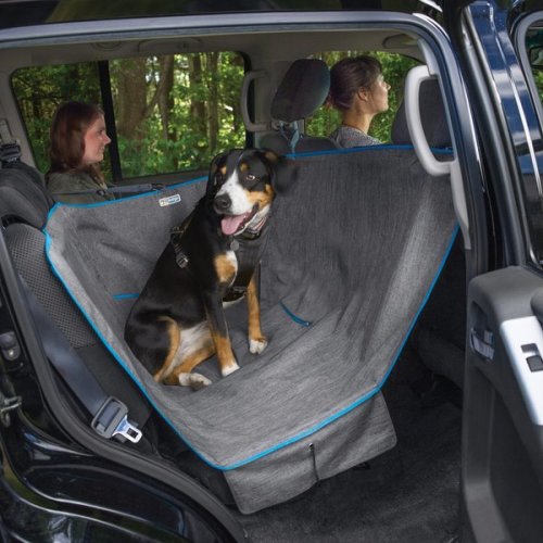 KURGO Half Hammock Seat Protector, Gray/Blue - Chewy.com
