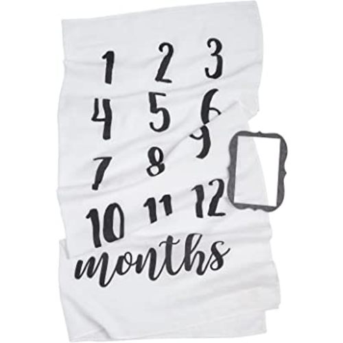 Mud Pie Monthly Milestone Blanket Photo Prop Set