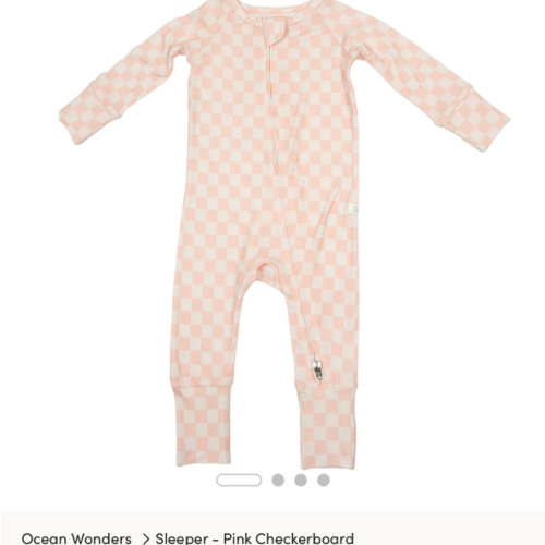 Sleeper - Pink Checkerboard – LOULOU LOLLIPOP US
