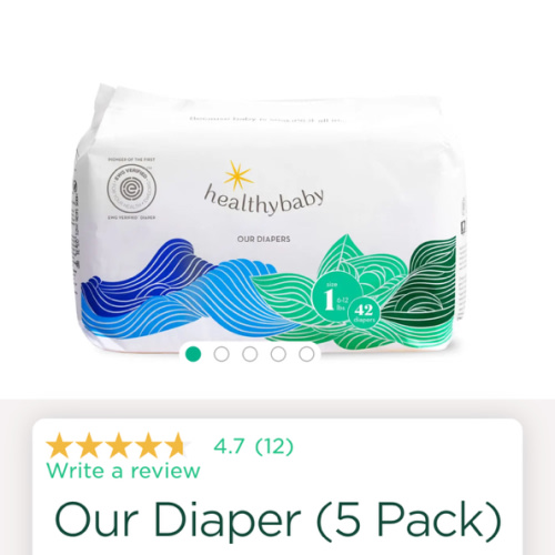 Our Diaper (5 Pack) Newborn