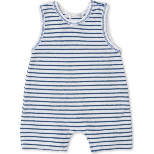 Stripe Terry Romper, 0-3M