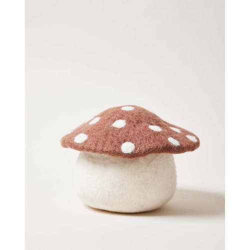 Artisan Felted Mushroom Doorstop