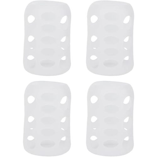 4Pcs Silicone Bottle Covers Nursery Protector Sleeves for Feeding Bottles Durable and Flexible Bottle Sleeves for Enhanced Grip and Safety