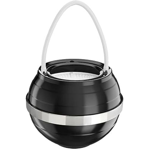 Bath Bathtub Ball Water Filter for Tub Faucet - Hard Water Softener - Remove Contaminants,Chlorine and Fluoride - Improves Skin, Hair and Nails Condition,Matte Black