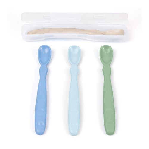 Re-Play 3-Pack Infant Spoons with Travel Case