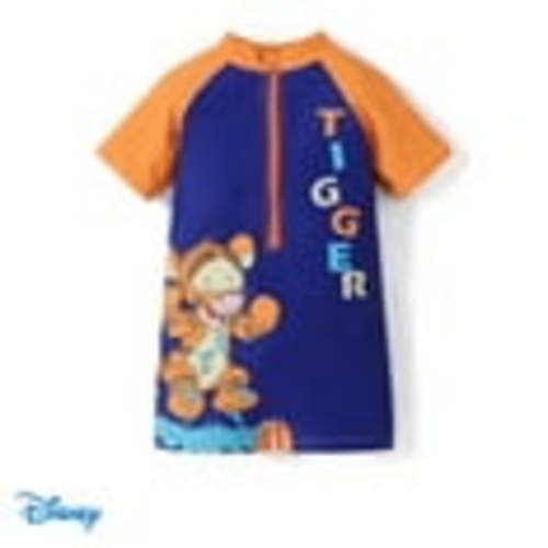 Disney Winnie the Pooh Baby Boys Girls Swimsuits Zipper Rash Guard One Piece Bathing Suit Sizes 3M-18M