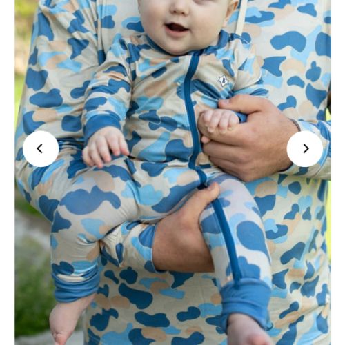 Baby Zip Up - Rockport Camo – BURLEBO