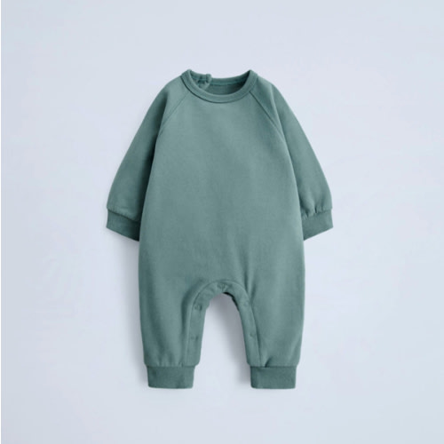 PLAIN PLUSH JUMPSUIT - Greenish | ZARA United States