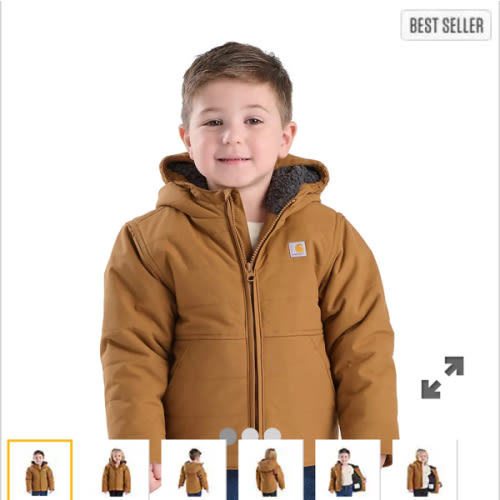 Kids' Montana Insulated Hooded Coat Carhartt