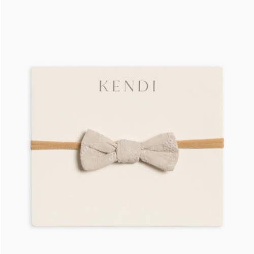 Eyelet Dainty Bow - Ribbed Collection