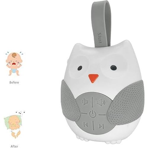 Baby Sound Machine -Portable White Noise Machine for Baby Sleeping,Moonlight & Melodies Nightlight Soother,Owl, 1 Count (Pack of 1)
