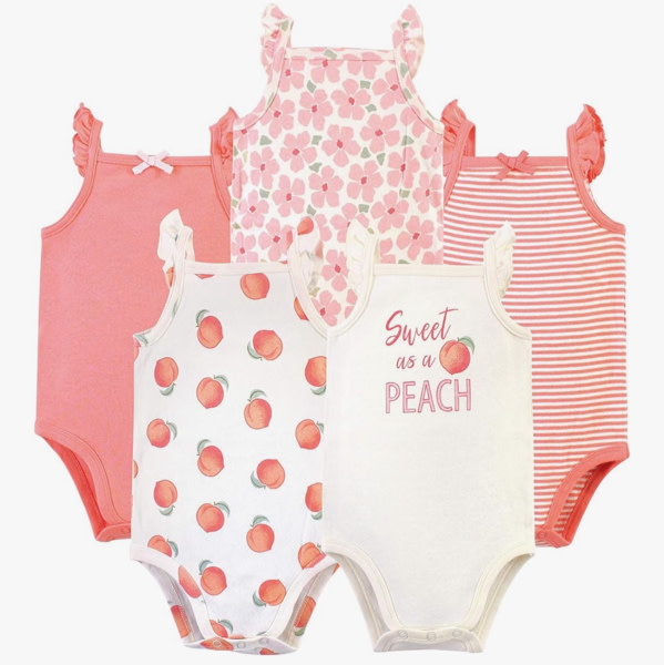Touched by Nature Unisex Baby Organic Cotton Bodysuits