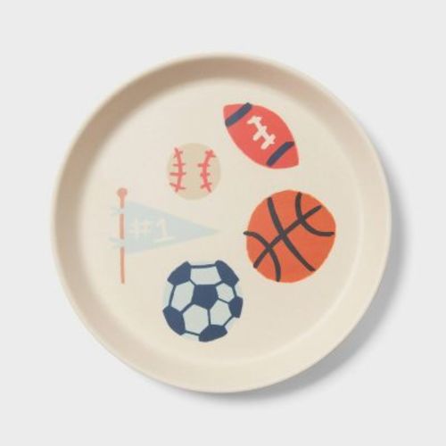 Kids' sports Bamboo Melamine Plate - Pillowfort™