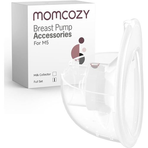 Momcozy Full Set Collector Cup Only Compatible with Momcozy M5 NOT for Others，with Double-Sealed 24mm Flanges