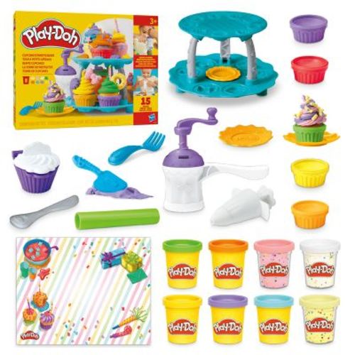 Play-Doh Cupcake Tower Playset - 15pc