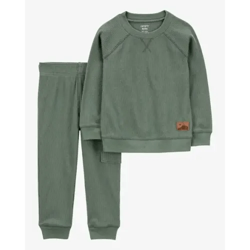 Baby 2-Piece Thermal Tee & Cargo Pant Set - Carter's | Carter's