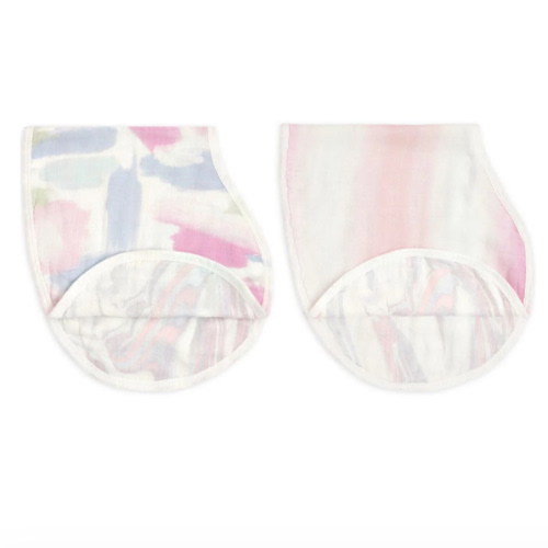 Florentine Silky Soft Burpy Bib 2pk | aden + anais
