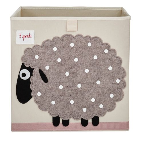 3 Sprouts - Toy Storage Cube for Baby and Kids - Sheep & Reviews | Wayfair