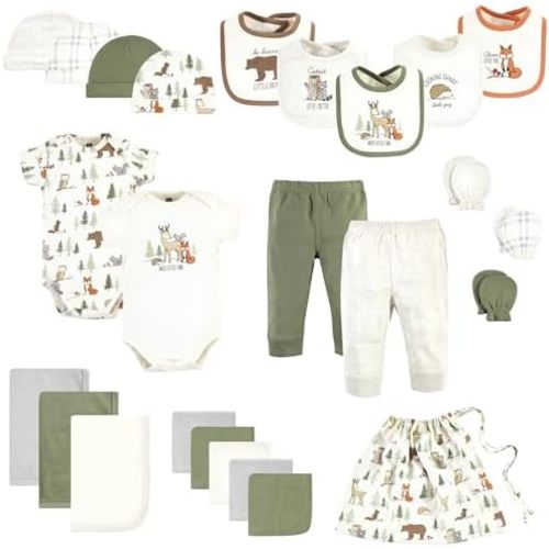 Hudson Baby Unisex Baby Layette Baby Starter Set 25pc