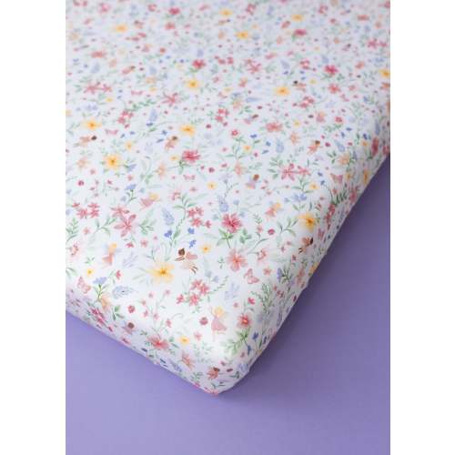 Fairy Floral Crib Sheet