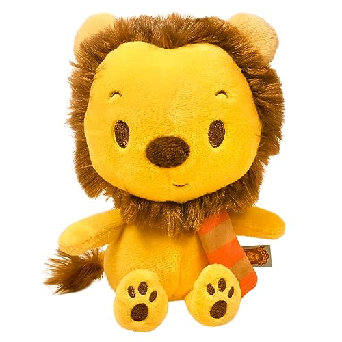 KIDS PREFERRED Harry Potter Gryffindor Lion Plush Stuffed Animal with Red and Gold Striped Scarf Hogwarts House Collectible for Babies, Toddlers, and Kids 6 Inches