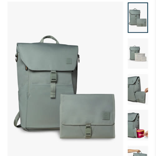 Everyday Diaper Backpack & Changing Wallet Bundle / Outdoorsy Sage