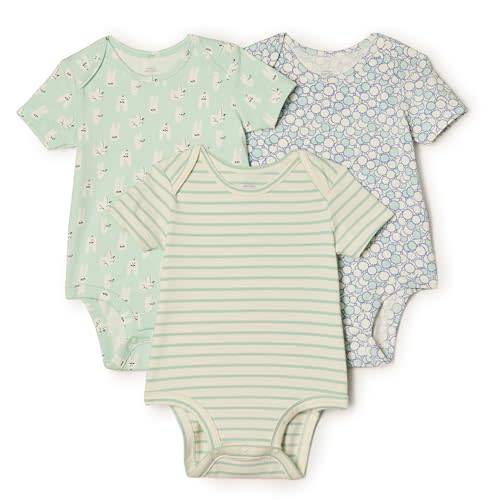 Amazon Essentials x Sofia Grainge Unisex Babies' Short Sleeve Crewneck Bodysuit