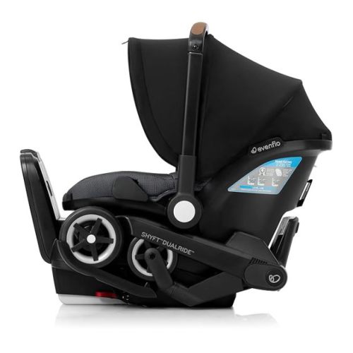 Evenflo Shyft DualRide Infant Car Seat Stroller Combo with Carryall Storage - Boone