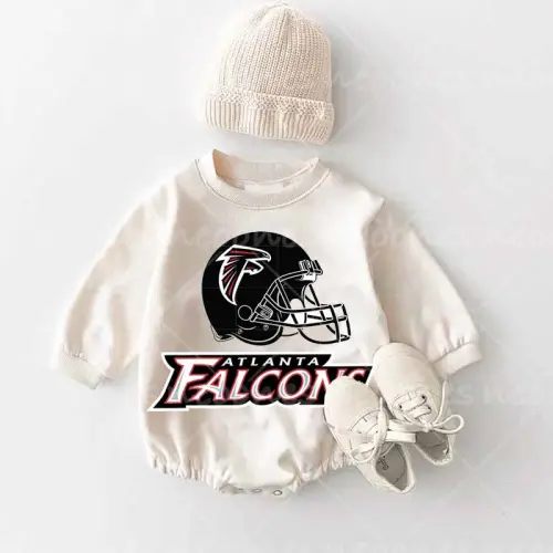 Baby Falcons Romper and Adult Sweatshirt