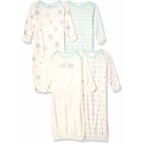 Gerber Baby Boy and Girls 4-Pack Sleeper Gown