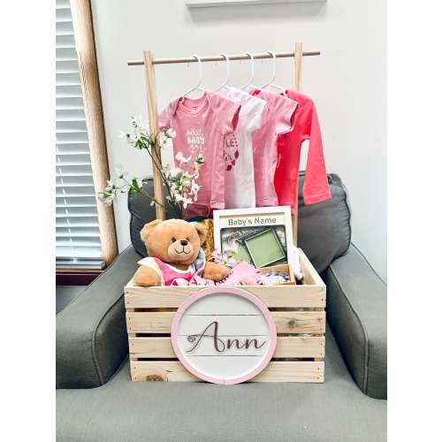 Baby Crate Closet for Baby Showers