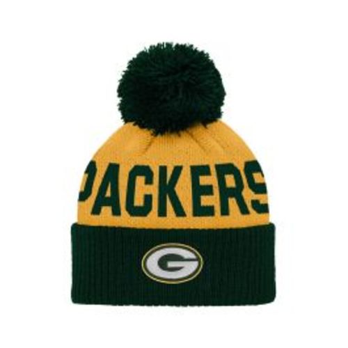 Green Bay Packers Toddler Jacquard Cuffed Knit Hat with Pom