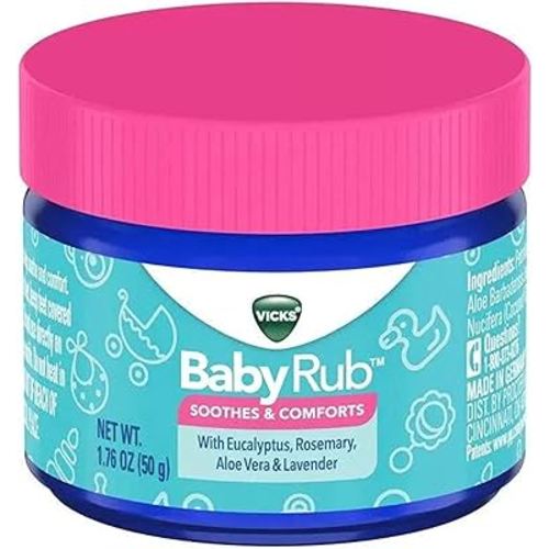 Vicks BabyRub Soothing Chest, Neck and Back Ointment 1.76 Ounce