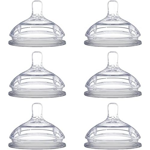 Comotomo Replacement Nipples, Medium Flow - 2 Count, 3 Packs