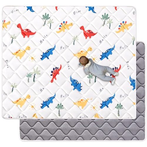 Premium Foam Baby Play Mat 79" X 71", Extra Large Activity Playmats for Babies,Toddlers, Infants, Soft Thicker Sponge Baby Mat for Floor, Play & Tummy Time, Machine Washable for Easy Care
