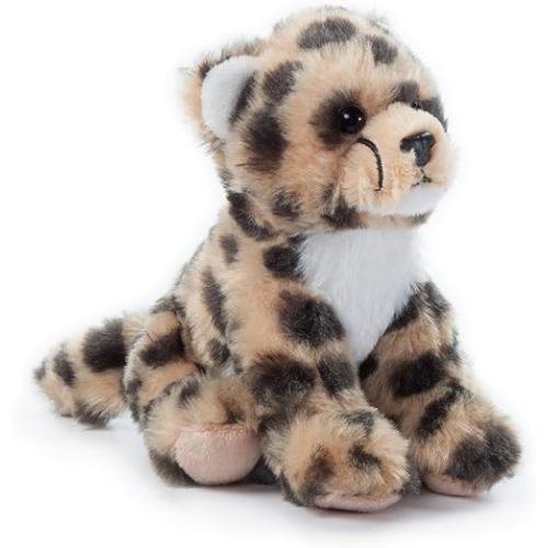 The Petting Zoo Cheetah Stuffed Animal Plushie, Gifts for Kids, Wild Onez Babiez Zoo Animals, Cheetah Plush Toy 6 inches