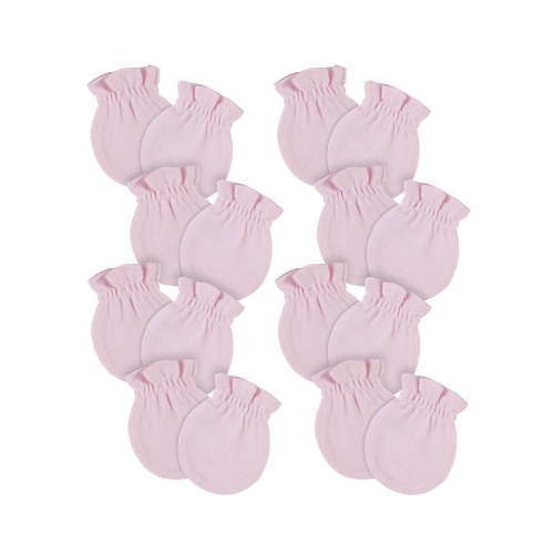 Gerber Baby Boy or Girl Gender Neutral No Scratch Mittens, 8-Pack, (0-3 Months)