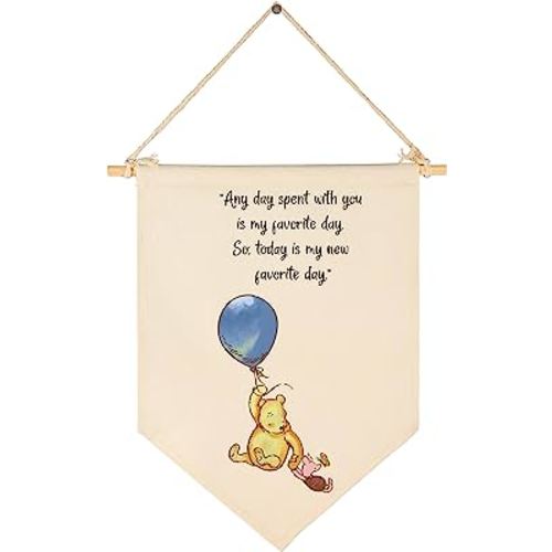 Nursery Wall Flag Decoration,Baby Bedroom Pennant Decor,Playroom Sign,Front Door Decoration,Nursery Banner Decor Gift for Boy Girl Kids,Baby Present Shower,New Home Birthday Christmas Gifts