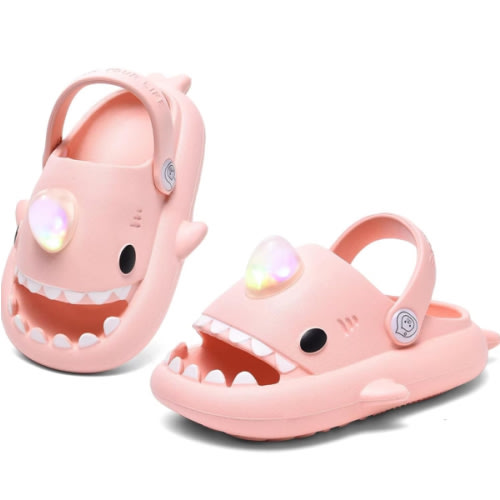 Shark light up shoes, size 5 or larger