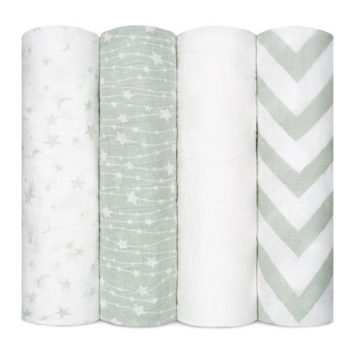 Comfy Cubs Muslin Swaddle Blankets Set