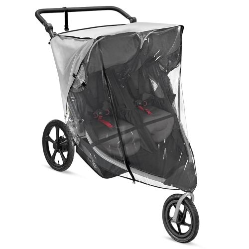 Stroller Rain Cover Compatible with BOB Gear Duallie Strollers, Weatherproof, Protect from Sun Dust Snow