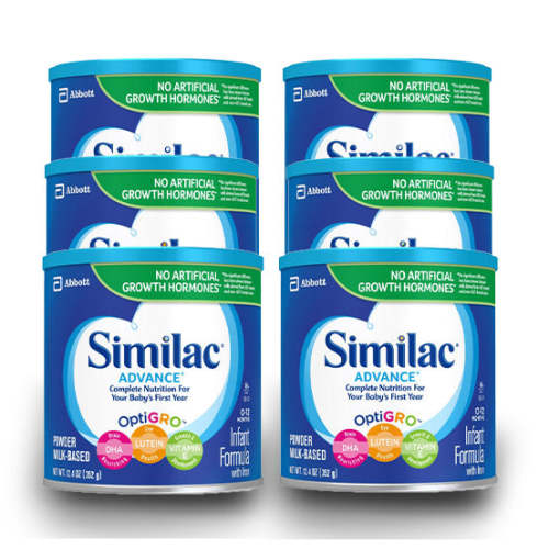 Similac Advance Infant Formula 12.4 oz (Case of 6)