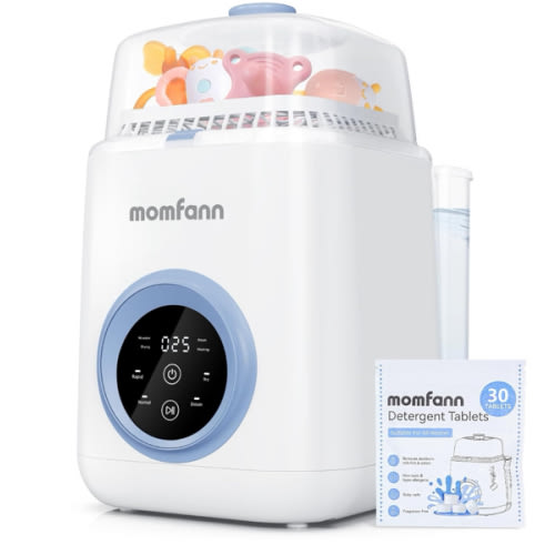 Baby Bottle Washer-19 Min Rapid Wash, Sterilizer and Dryer, All-in-One Cleaner, Bottles, Pump Parts & Baby Essentials for New Parents Gift, Replaces Hand Washing